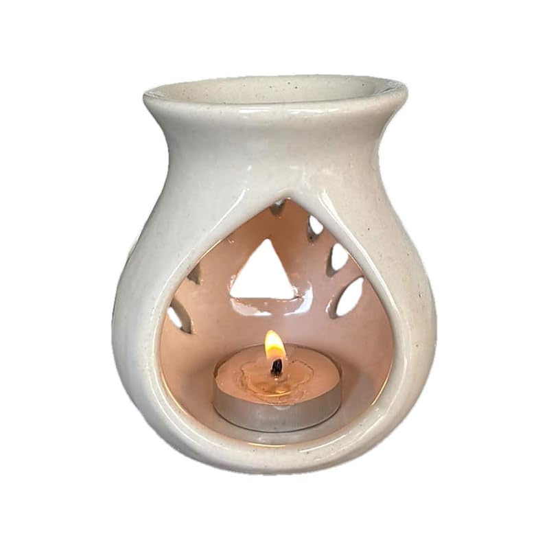 Vibhsa Ceramic Tea-Light Aroma Burner & Oil Diffuser