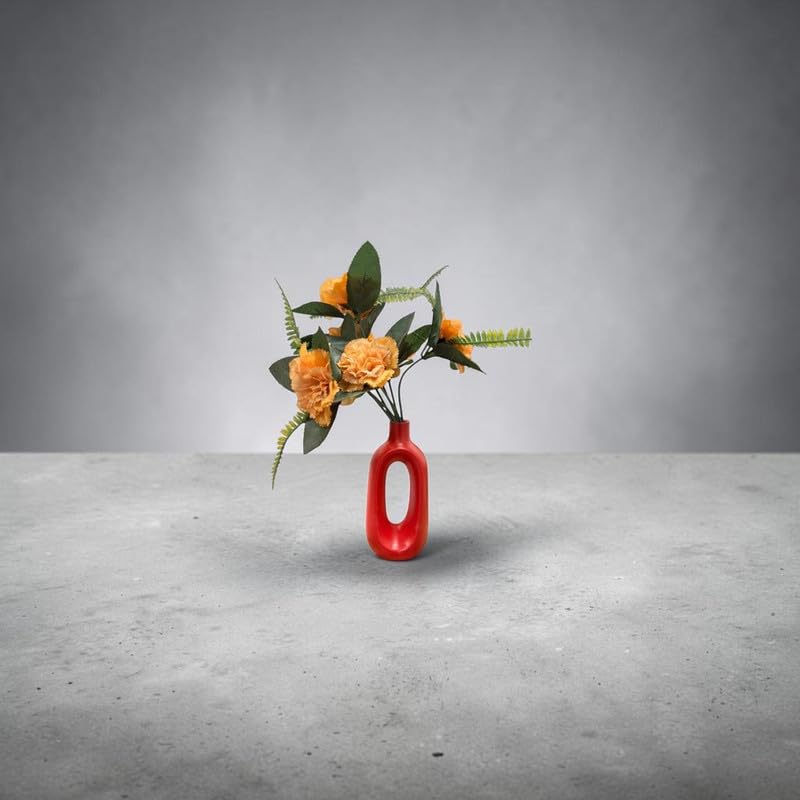 Vibhsa Ceramic Decorative Vase – Red