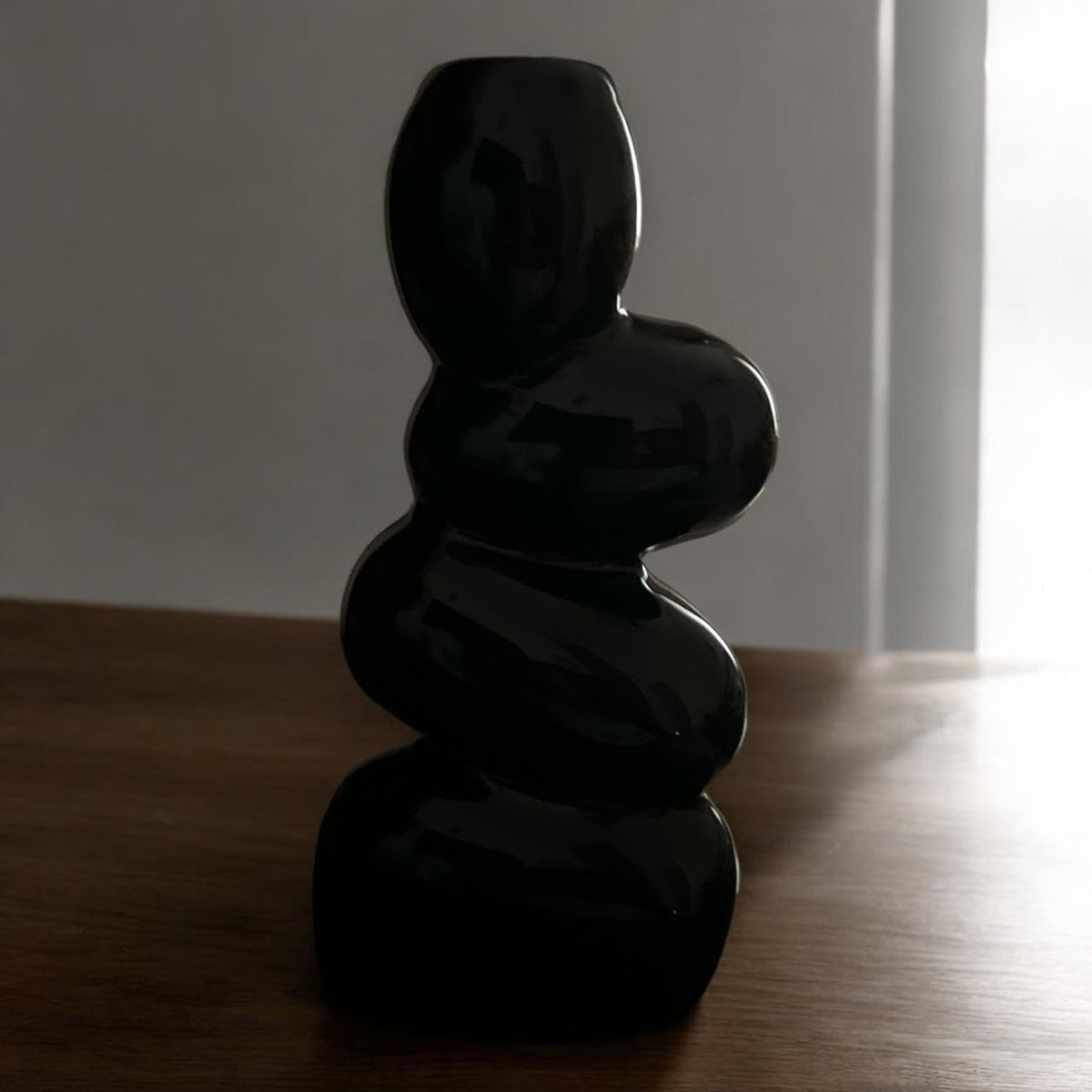 Vibhsa Rustic Ceramic Bud Vase for Shelf & Table