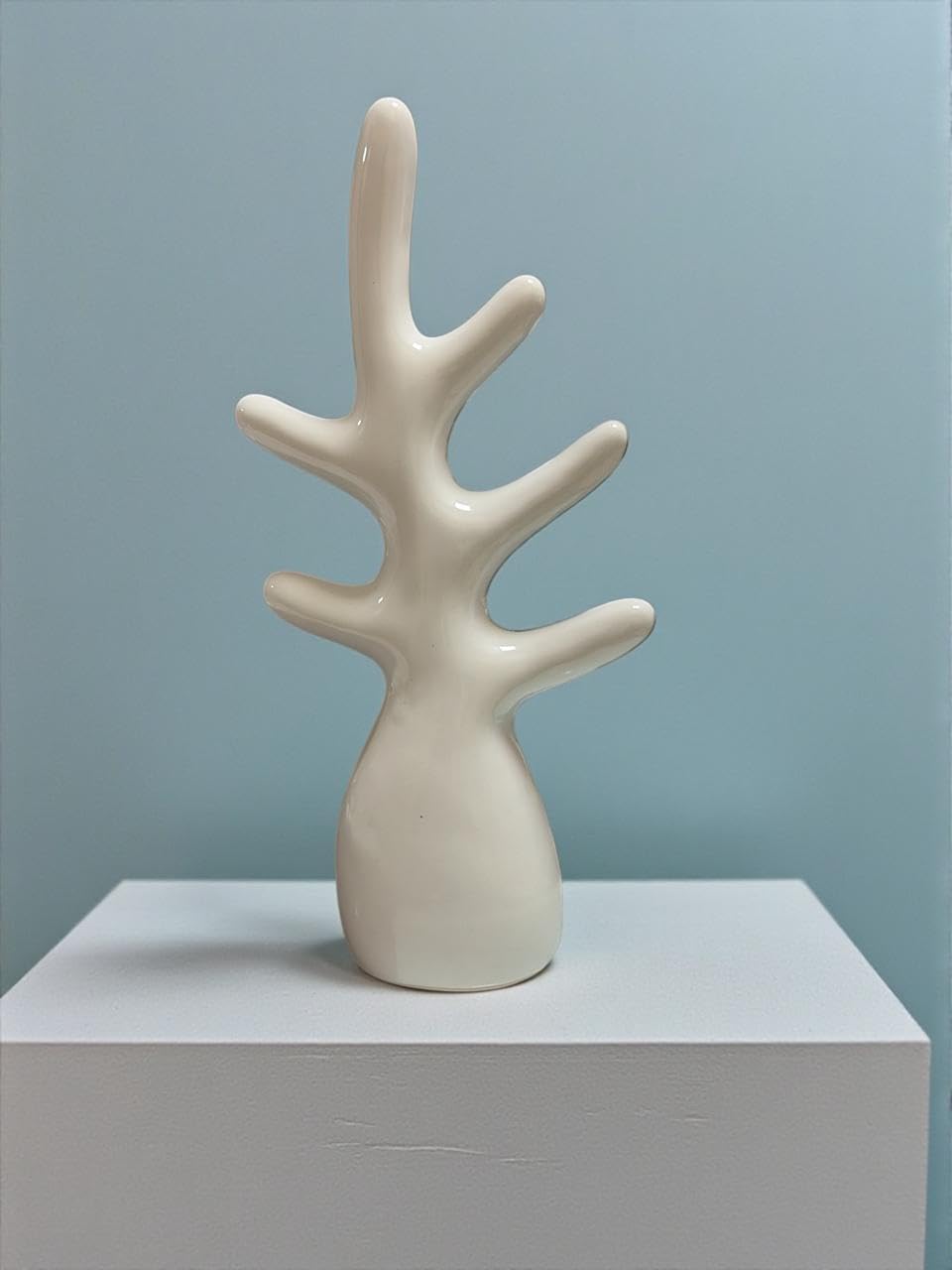 Vibhsa White Ceramic Tree Branch Sculpture