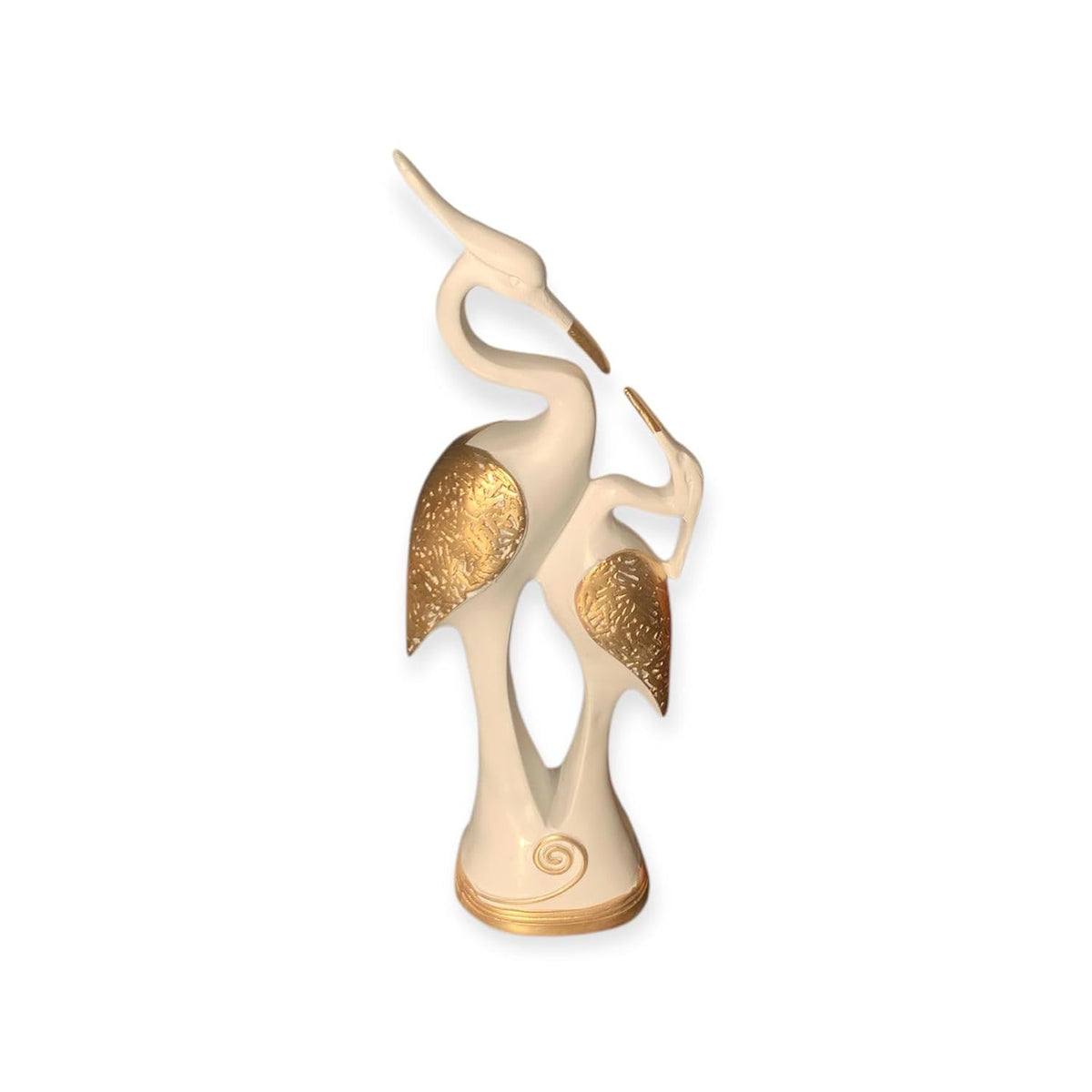 Vibhsa Pair of Kissing Swan Duck Love Birds Decorative Showpiece for Home Décor