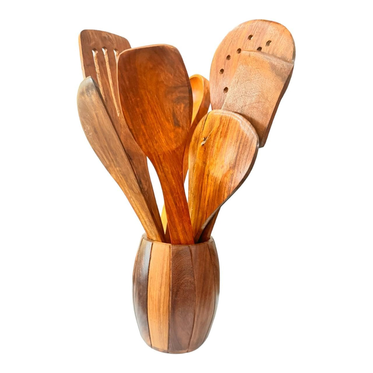 Vibhsa Wooden Cooking Spoon & Spatula Set