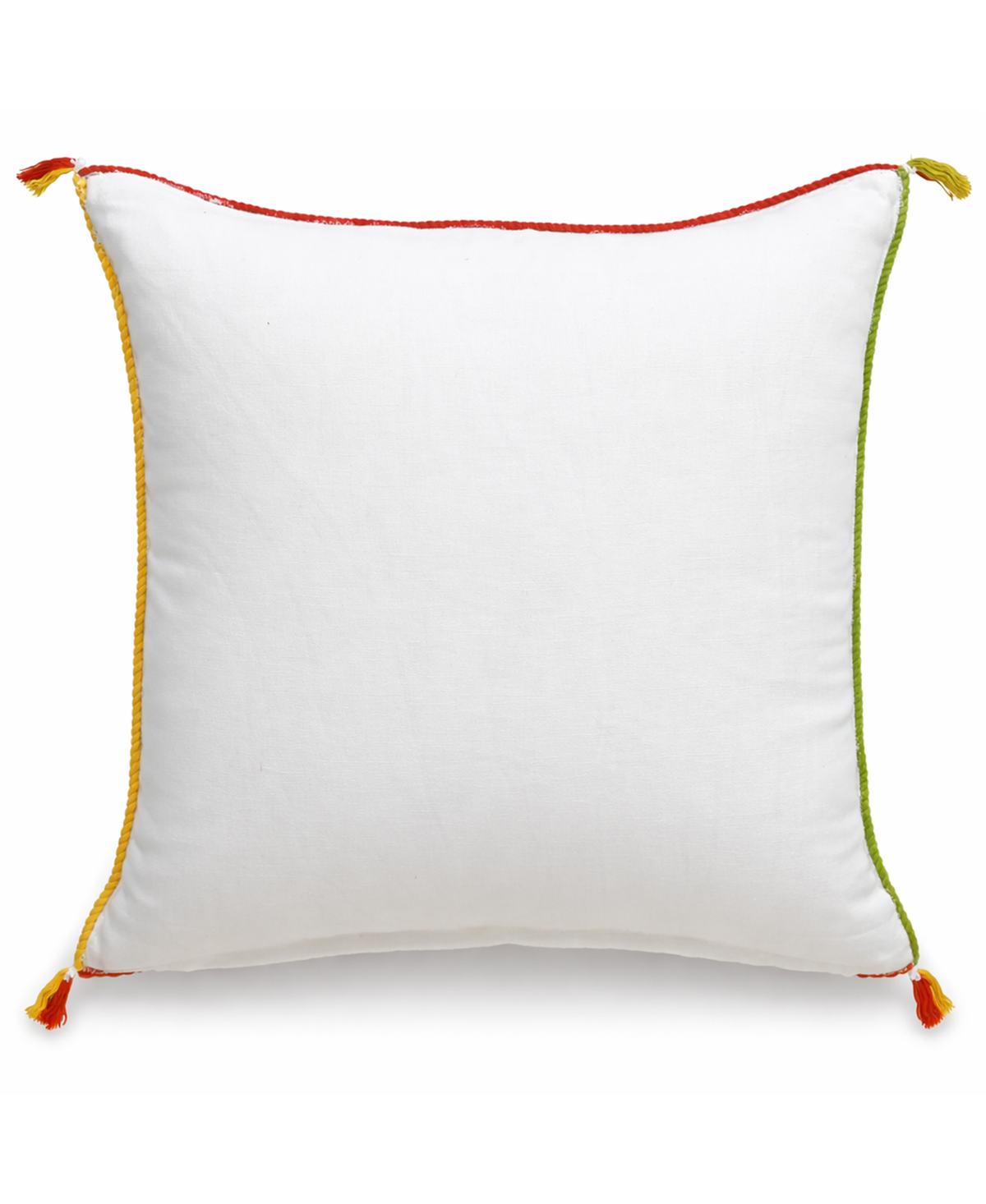 Floral Embroidered Lumbar Pillow | Decorative Garden Accent Cushion