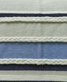 Pillow Handwoven braided Textured Stripe Decor