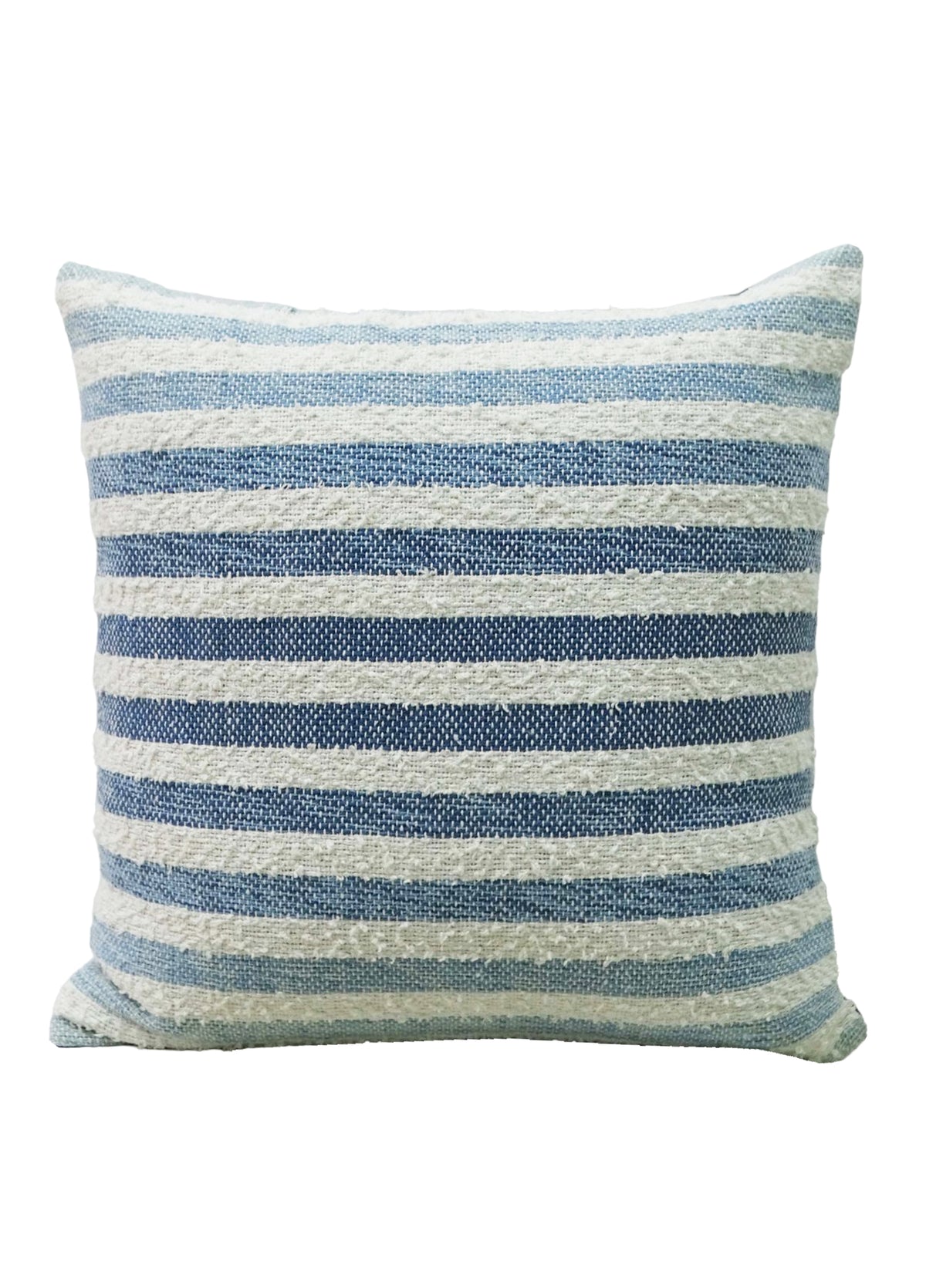 Vibhsa 100% Cotton Ombre Textured Stripe Pillow