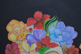 Original Painting Art work with oil paints on canvas, portrait, handmade, 100% made in the USA