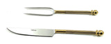 golden decorative carving set