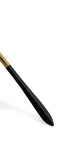 matte black and golden classy flatware a great give to give