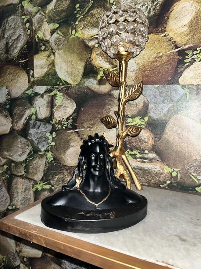 Adiyogi Statue for Car Accessories for Dash Board, Pooja & Gift, Decor 6"