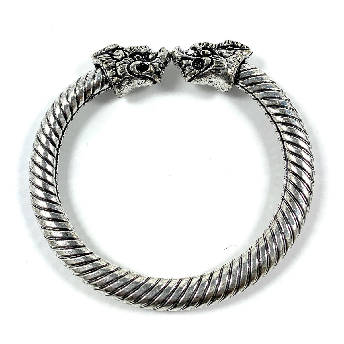 Vibhsa Antique Norse Viking Bracelet Dragon Heads