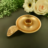 golden candle stick holder for decor