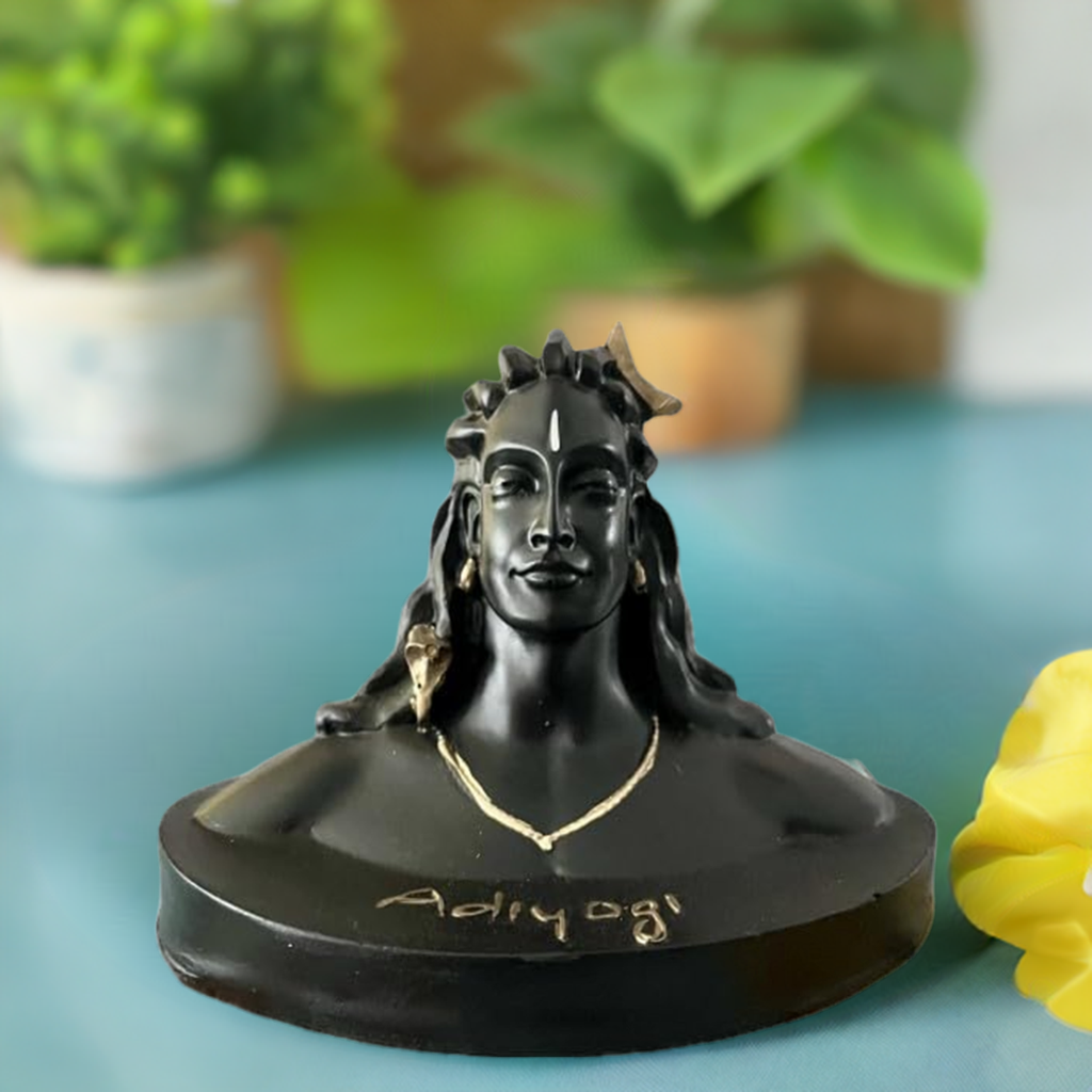 Adiyogi Statue for Car Accessories for Dash Board, Pooja & Gift, Decor 6"