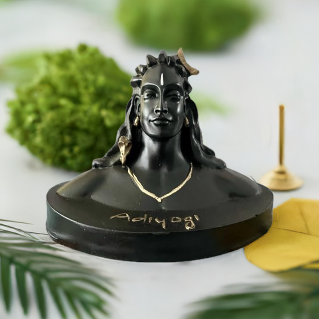 Adiyogi Statue for Car Accessories for Dash Board, Pooja & Gift, Decor 6"