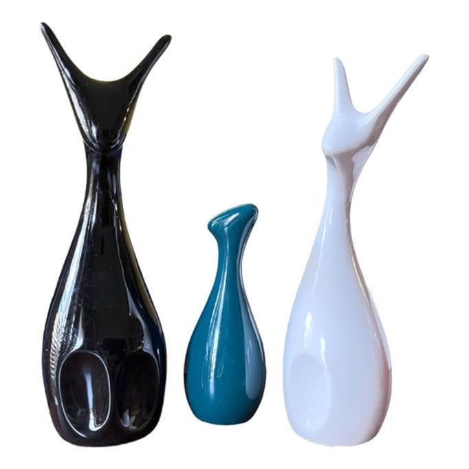 Home Decor Lucky Deer Family Matte Finish Ceramic Figures