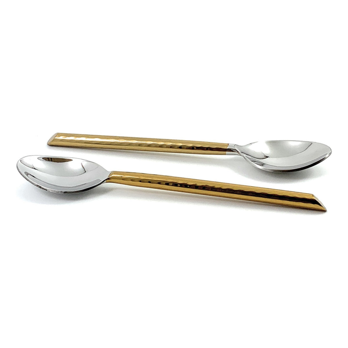 Vibhsa Gold Silverware Teaspoons/Dessert Spoons Set of 6