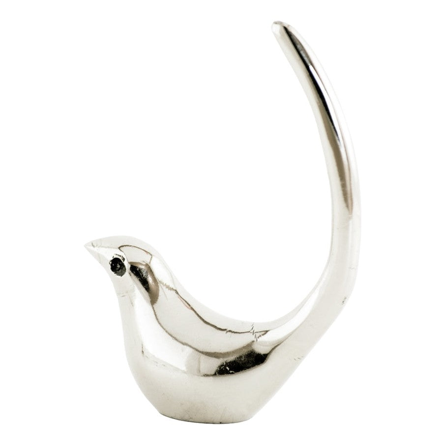 Vibhsa Silver Bird Ring Holder -Jewelry Organizer