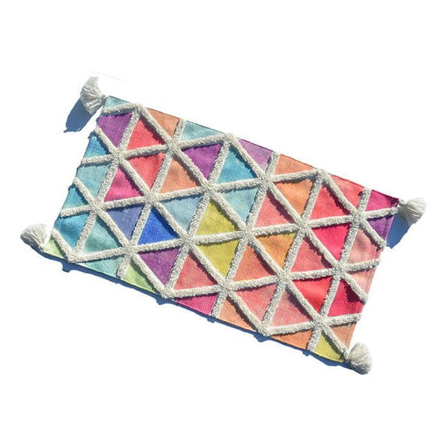 Vibhsa Multi color Accent Rugs Small Size Corner Rug