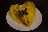 Vibhsa Butterfly Colorful Napkin Rings Set of 6