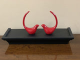 Vibhsa Red Bird Figurines of Heal and Happiness