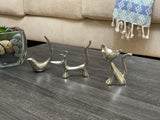 Vibhsa Dog Cat & Bird Ring Holders Set - Silver