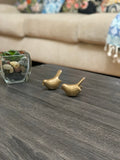 Vibhsa Birds of Health and Happiness Set of 2 (Marigold)