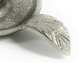 Vibhsa Taper Candlestick Holder Dish-Silver