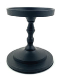 Vibhsa Pillar Candle Holder - Matte Black (4.5"H)