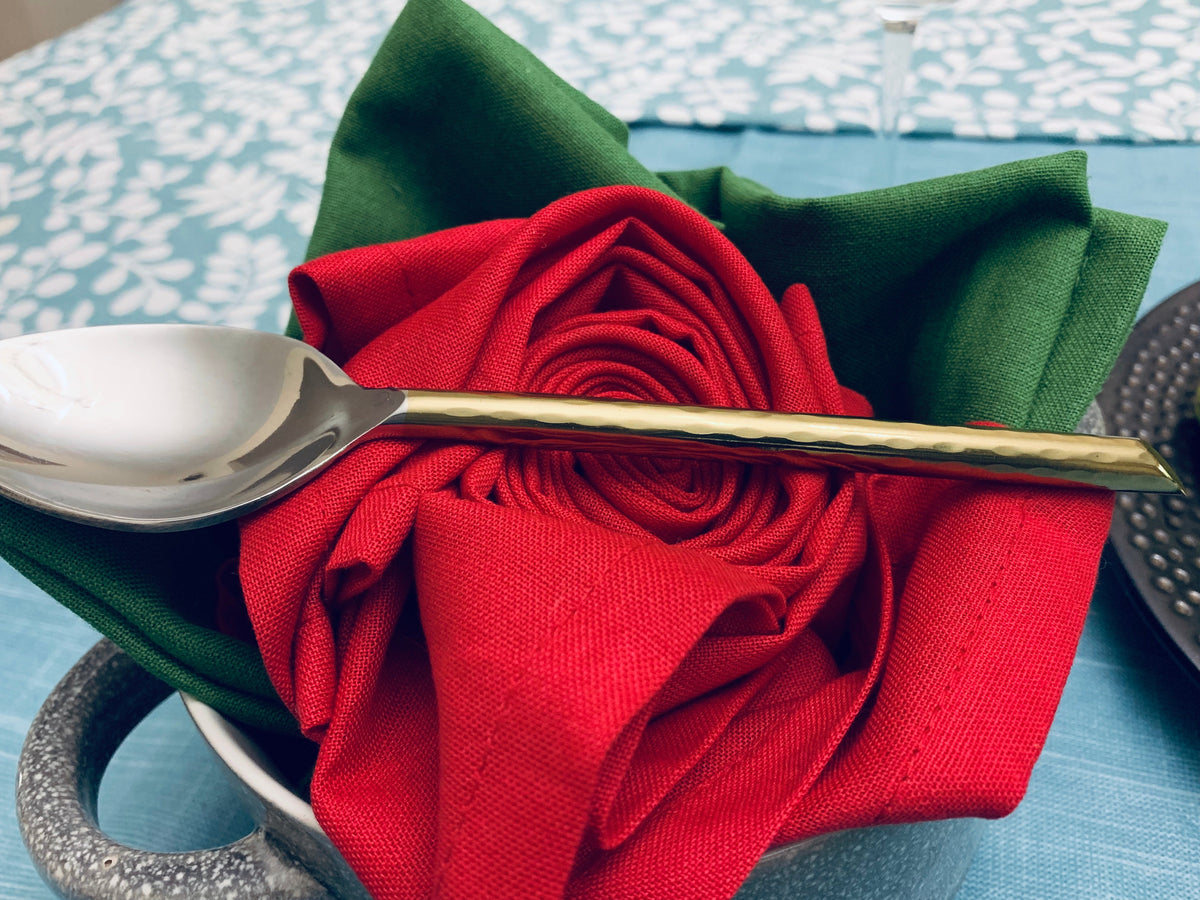 Vibhsa Gold Silverware Tablespoons Set of 6