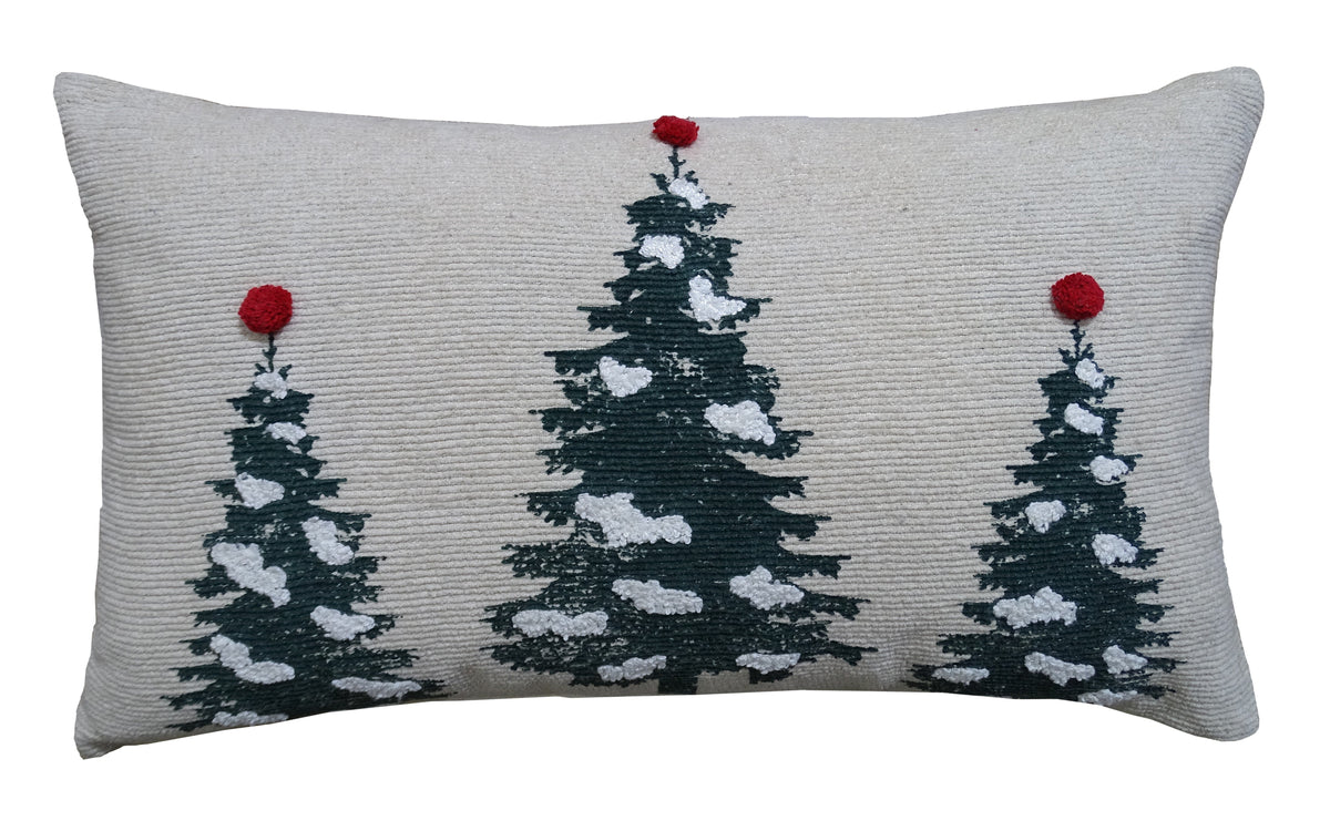 Vibhsa Christmas Throw Pillow for couch 14" x 24"