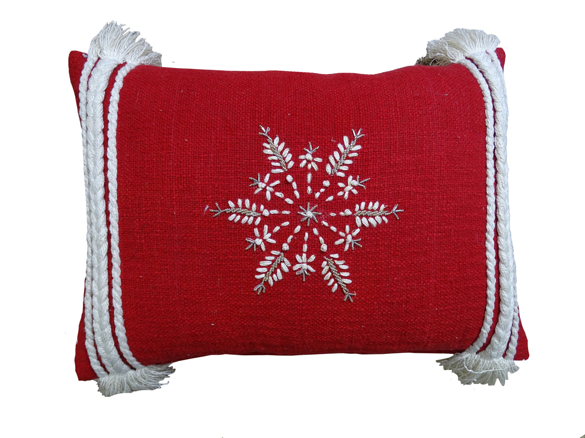 Vibhsa Christmas Throw Pillow for couch 14" x 24"