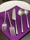 Vibhsa 20 Piece Flatware Set, Service for 4-Silver