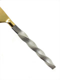 Golden Stainless Steel Flatware Set of 20 PC (Twsited)