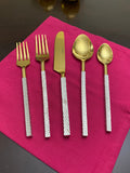 Designer Golden Stainless Steel Flatware Set of 20 PC