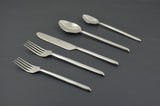 Flatware set of 20 Pieces Silver Design Unique Handle Stainless Steel