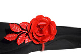 Vibhsa Red Rose Set of 4 Napkin Rings
