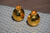 Pomegranate Salt and Pepper Shakers (Golden)