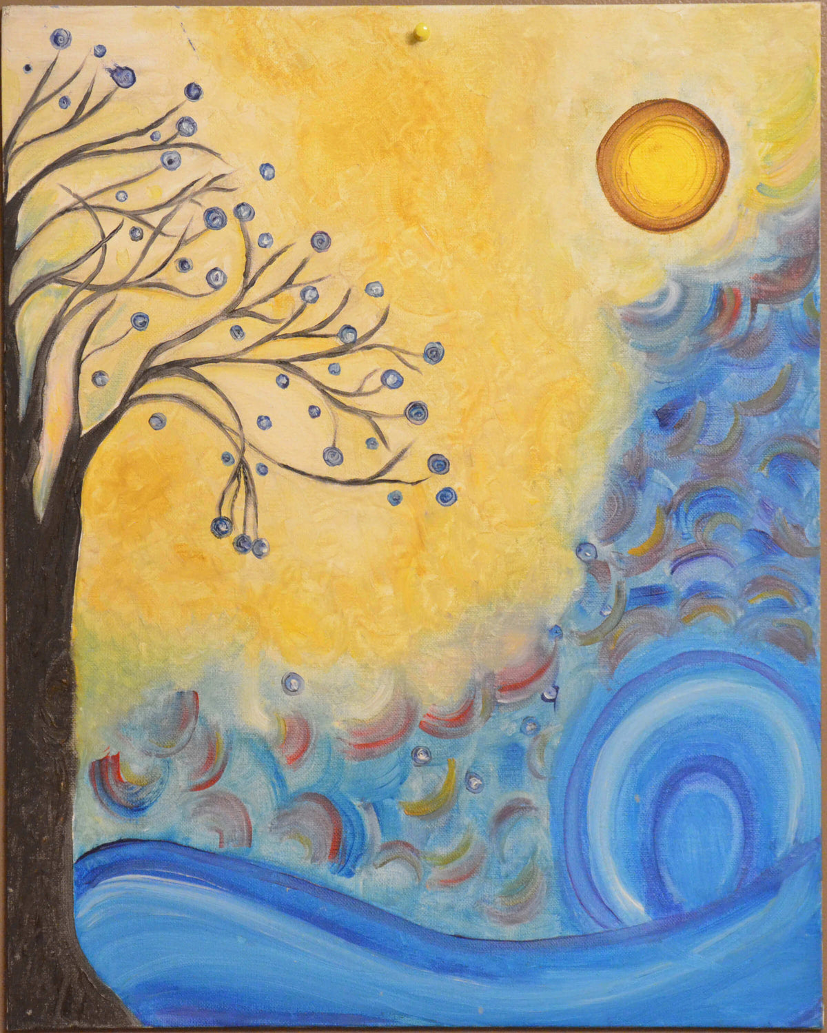 Abstract Nature Original Oil Painting