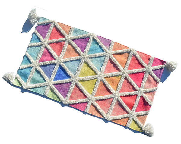 Vibhsa Multi color Accent Rugs Small Size Corner Rug