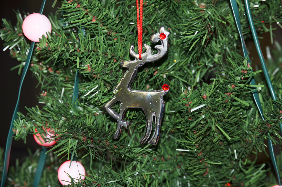 Vibhsa Reindeer Ornament for Christmas Decoration Single Peice