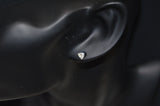 sterling silver with moissanite earrings studs for women