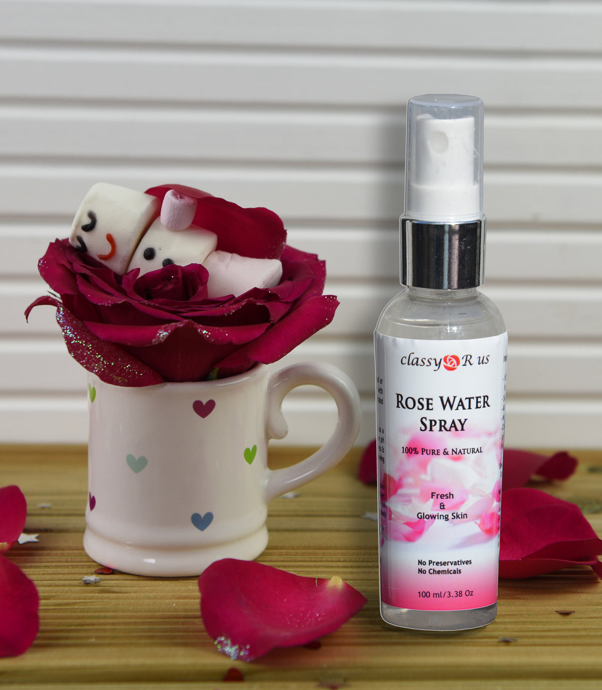 Vibhsa Natural Rose Water Spray