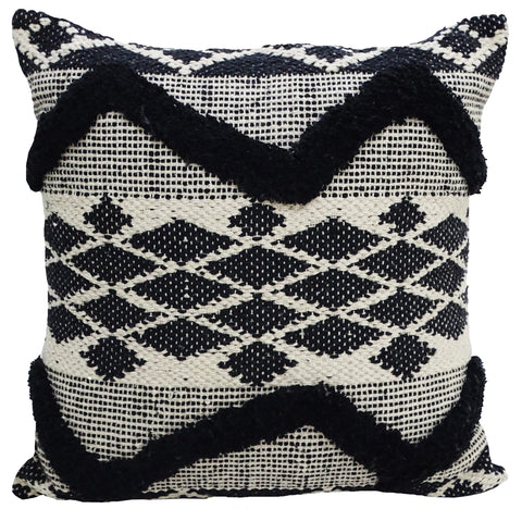 Decorative Tufted Chevron Pillow 20"x20" for Couch