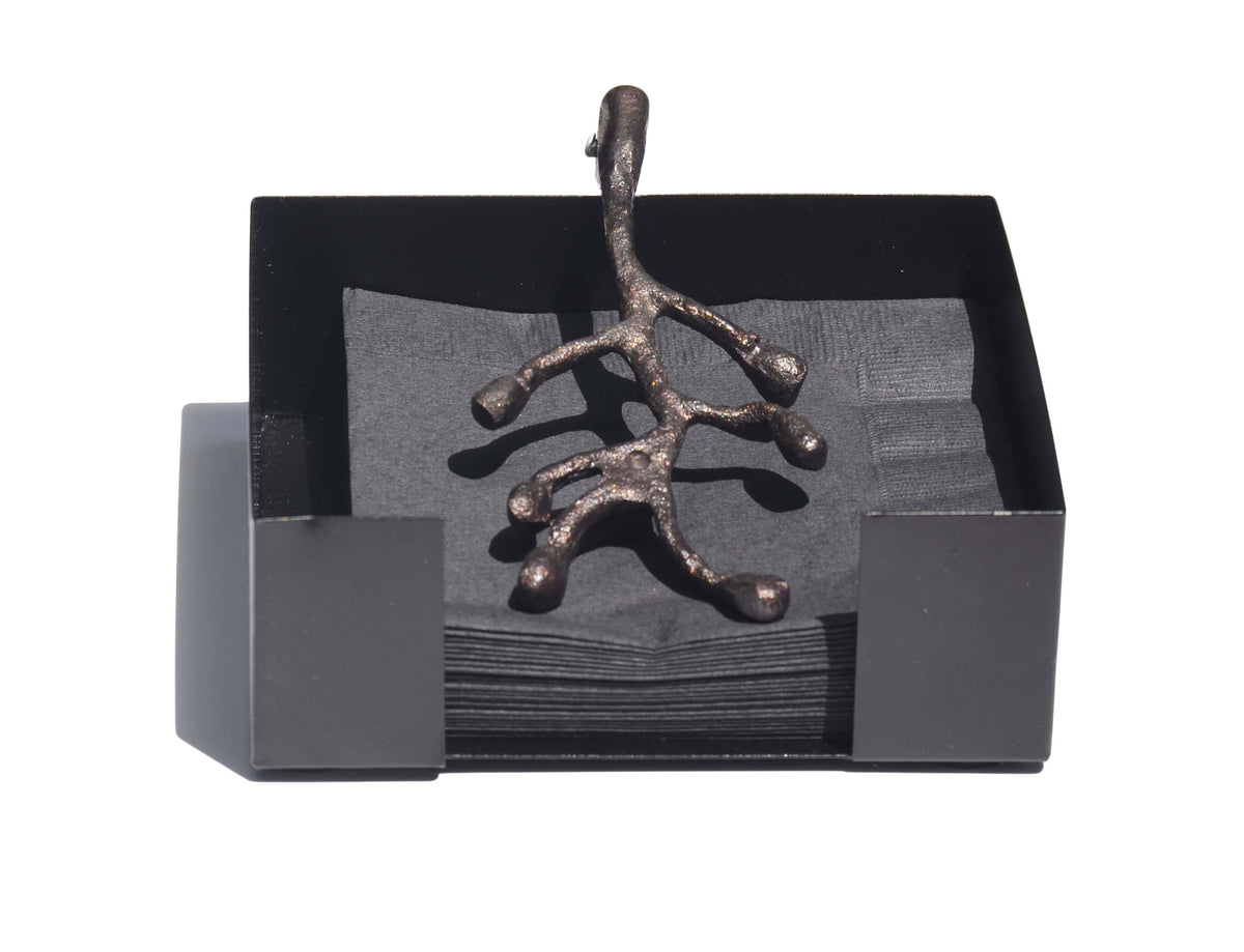 Vibhsa Napkin Holder Dining Decor and Housewarming Gift (Antique)