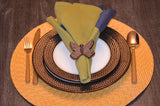 Vibhsa Butterfly Antique Napkin Rings Set of 4