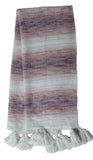 Hand loom Woven Textured Throw Blush/Lavender - Vibhsa