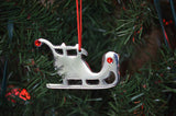 Sleigh Christmas Tree Ornament Decorations Set of 8 - Vibhsa