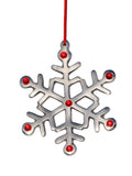 Snowflake Christmas Tree Ornament Decorations Set of 8 - Vibhsa