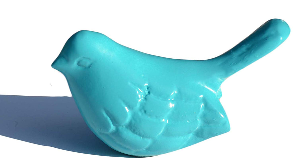 Vibhsa Bird Figurines Symbols of Health & Happiness(Turquoise)