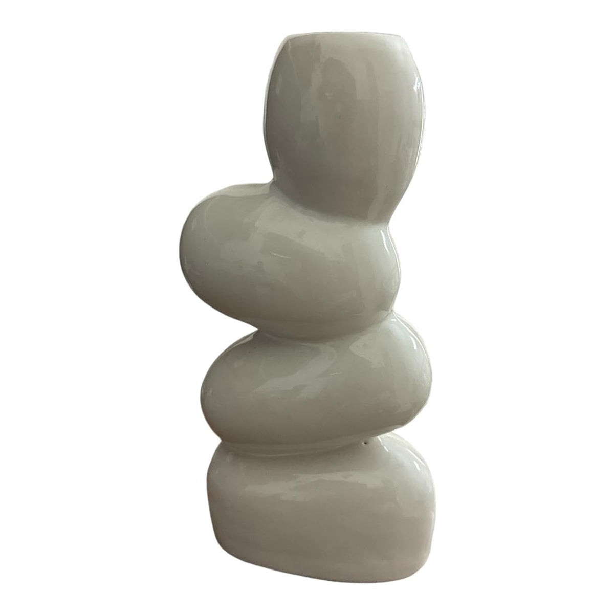 Vibhsa Rustic Ceramic Bud Vase for Shelf & Table
