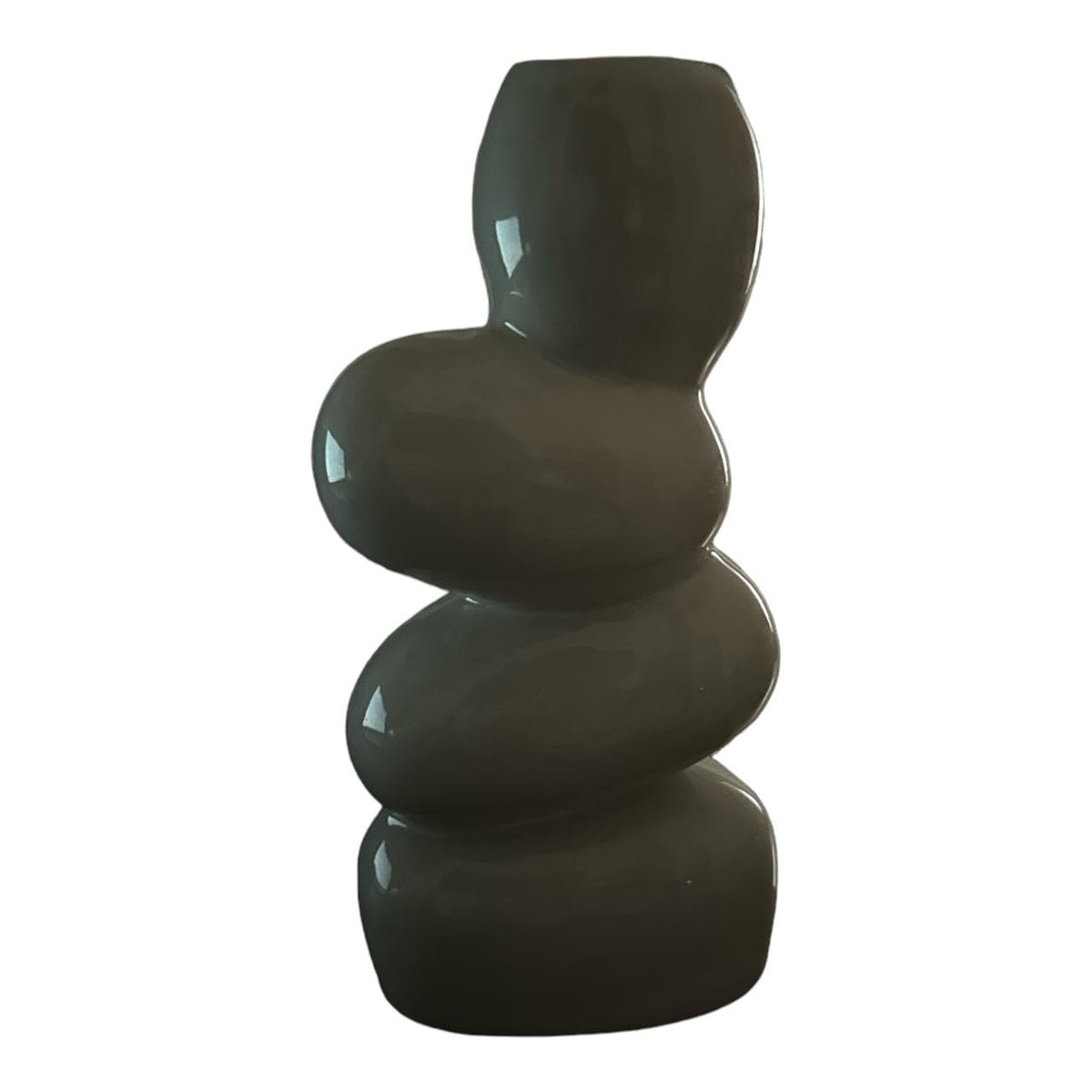 Vibhsa Rustic Ceramic Bud Vase for Shelf & Table